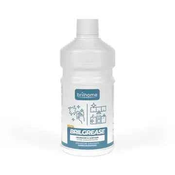 Brilgrease - Dégraissant et assainissant super-concentré | 750 ml - Lemon
